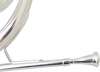 Amazon | F/Bb 調ダブルフレンチホルン楽器分割型ベル銀メッキフレンチ