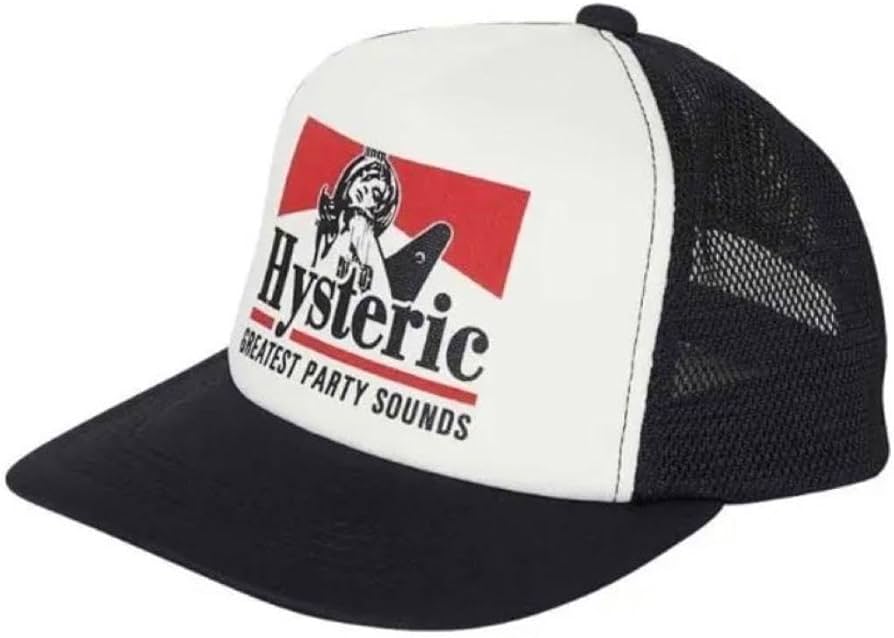 ヒステリックグラマー GUITAR GIRL メッシュキャップ ブラック