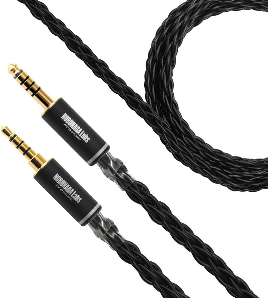NOBUNAGA 黒龍ヘッドホンバランスケーブル4.4mm