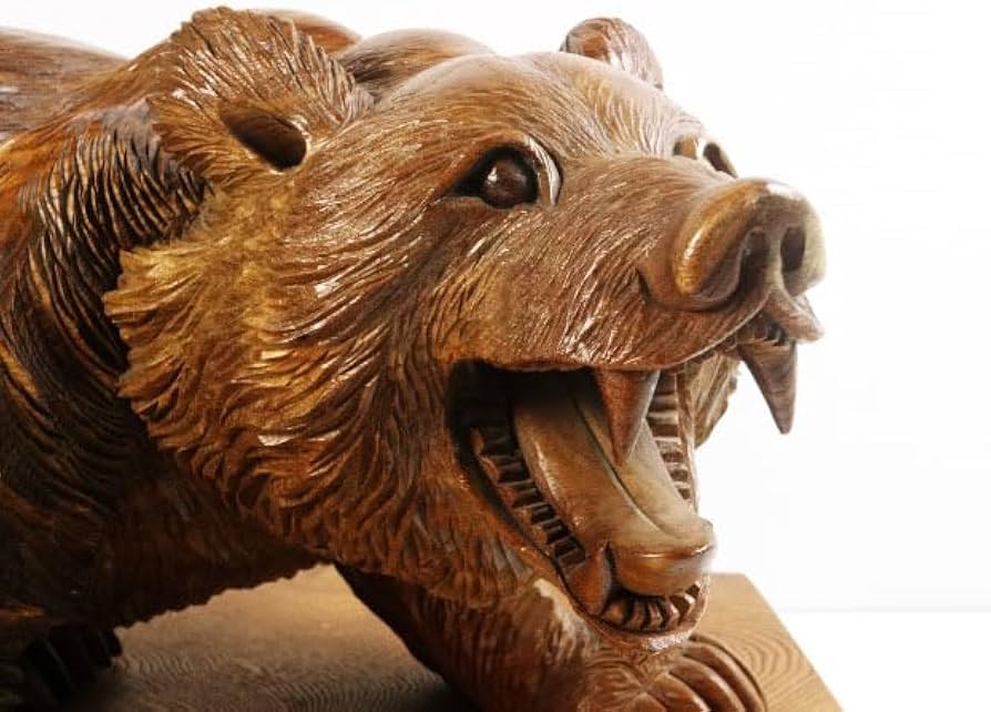 Amazon.co.jp: 北海道民芸品 四代目 忠行 『 木名 槐 』 一刀彫り 銘木