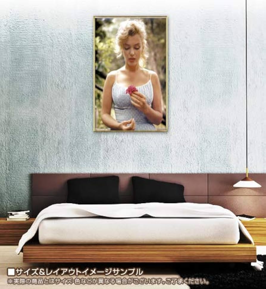 Amazon.co.jp: ポスター サム ショー マリリン モンロー フラワー 額装