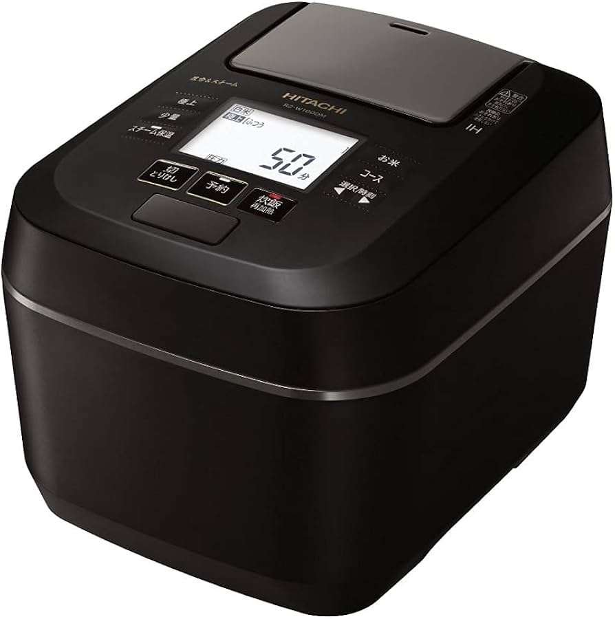 HITACHI 炊飯器 RZ-W100EM ブラック ふっくら御膳 RZ-W100EM ：炊飯器