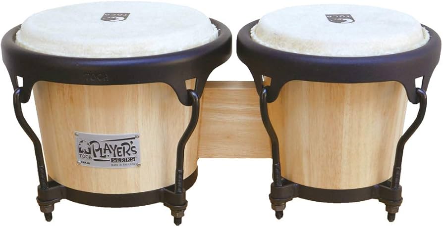 Amazon.com: Toca 2400N Player's Series Wood Bongos - Natural