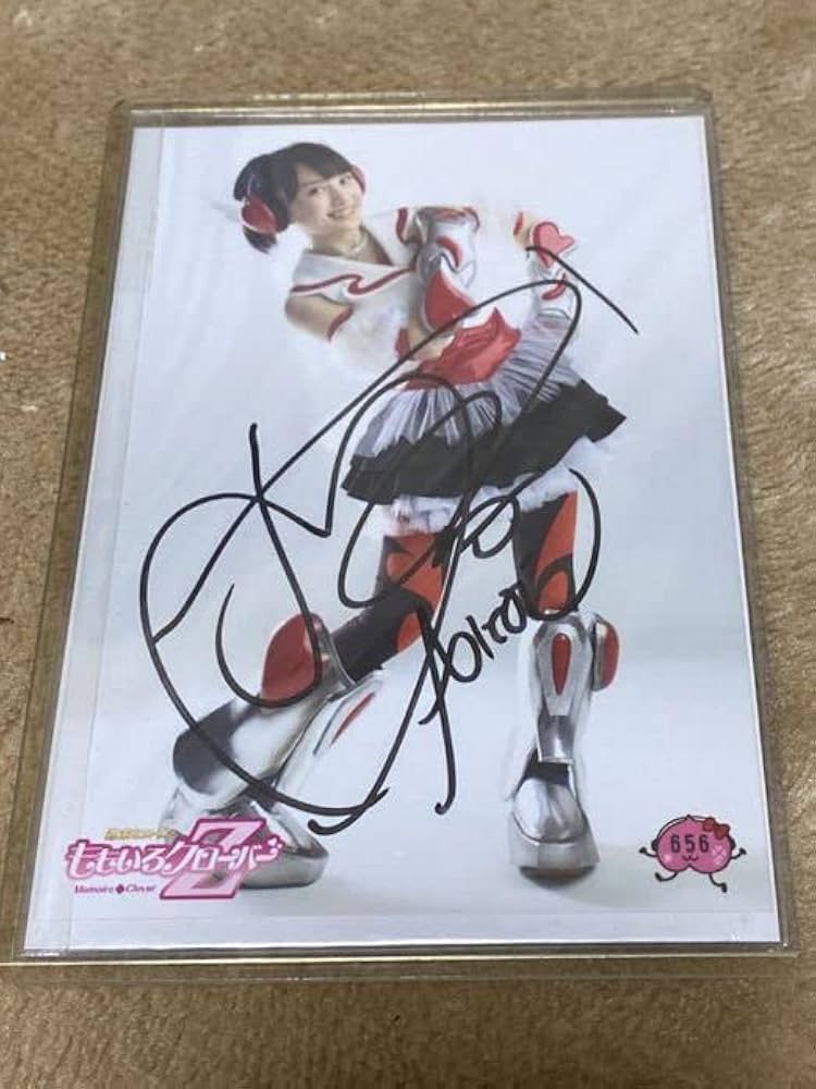 ももクロ百田夏菜子サイン生写真