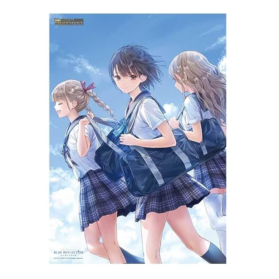 ブルーリフレクション 白井日菜子 どでか布ポスター BLUE REFLECTION