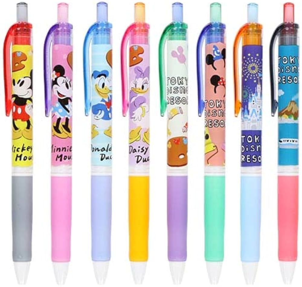 Amazon | ミッキー＆フレンズ ボールペン(シグノ)セット 8本【東京