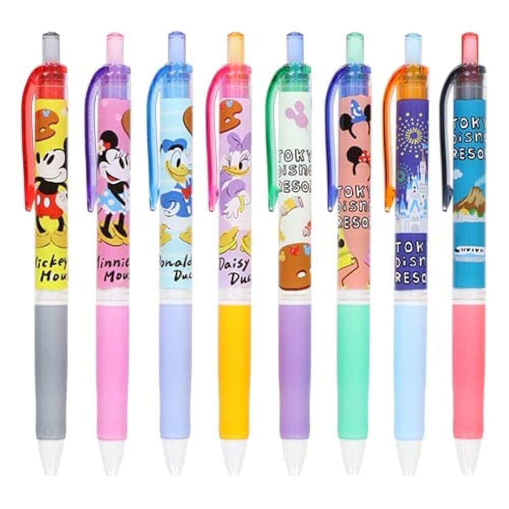 Amazon | ミッキー＆フレンズ ボールペン(シグノ)セット 8本【東京