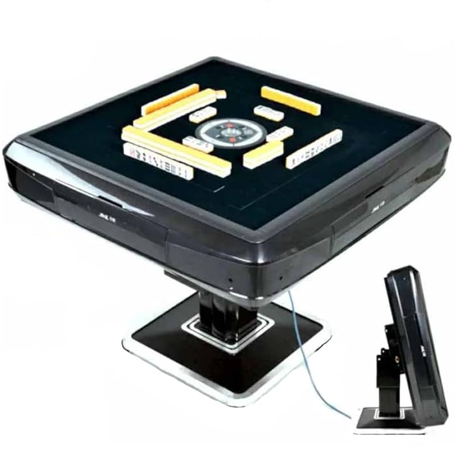 全自動麻雀卓 家庭用 折りたたみ 麻雀卓 全自動卓 牌/28mm ブラック 雀