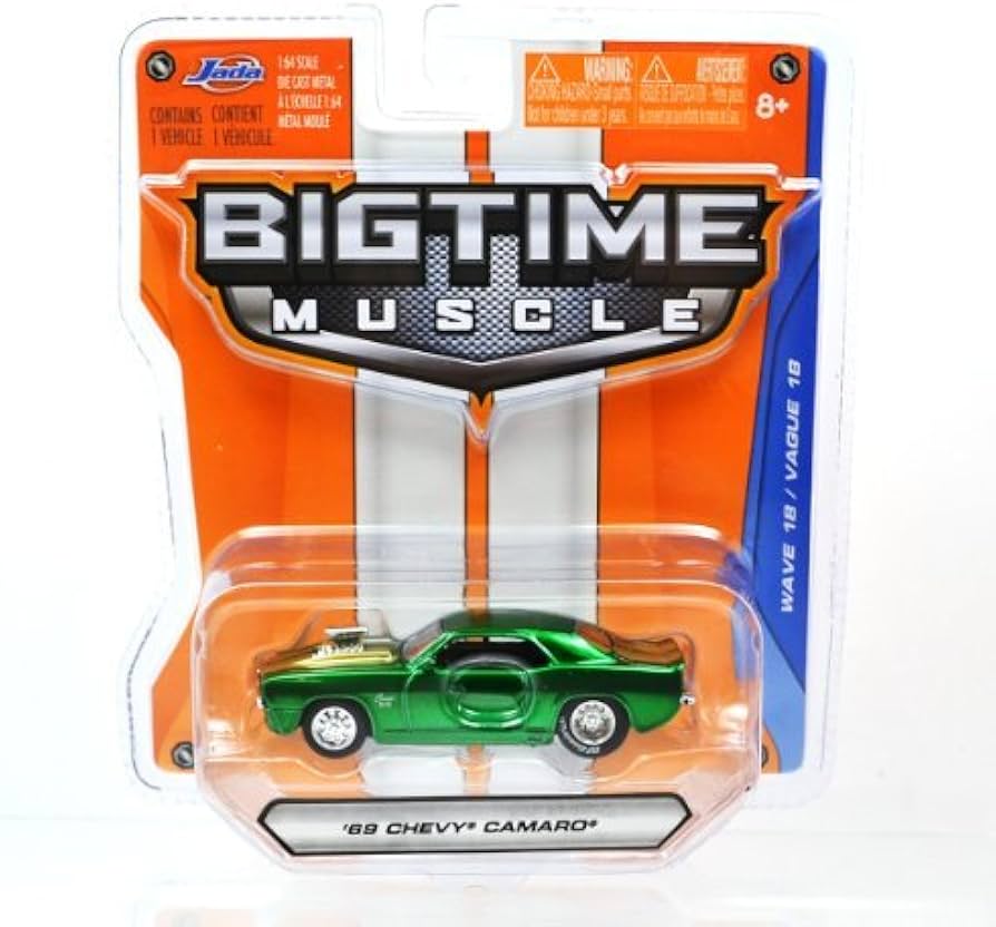 Amazon | Jada 1 : 64 Bigtime Muscle Wave 18 ' 69 Chevy Camaro