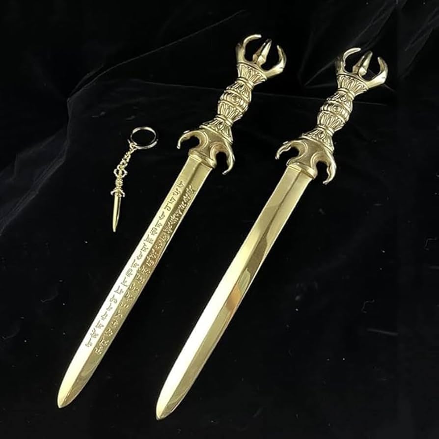 Amazon｜不動明王 三鈷剣 密教法具 不動明王の剣 宝剣 法剣 金剛剣