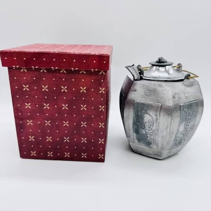 中国 六角酒器 チロリ 熱燗 大明宣徳 アンティーク ヴィンテージ 徳利