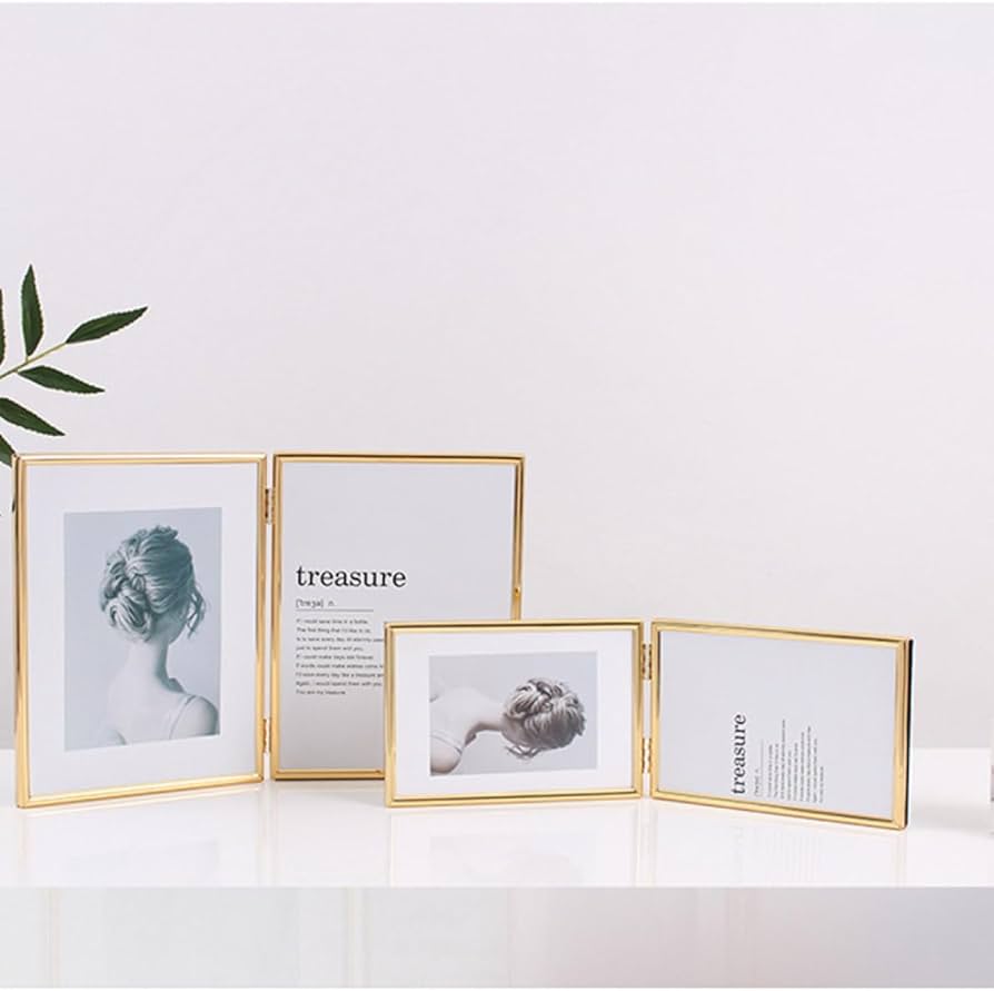 Amazon.co.jp: [XYJP] 横向きの写真を2枚飾れるフォトフレーム フォト