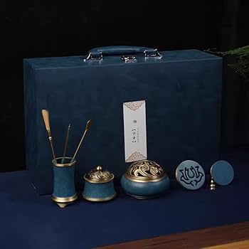 中国雲仙人図大香炉【桐箱付】 中国雲仙人図大香炉【桐箱付】