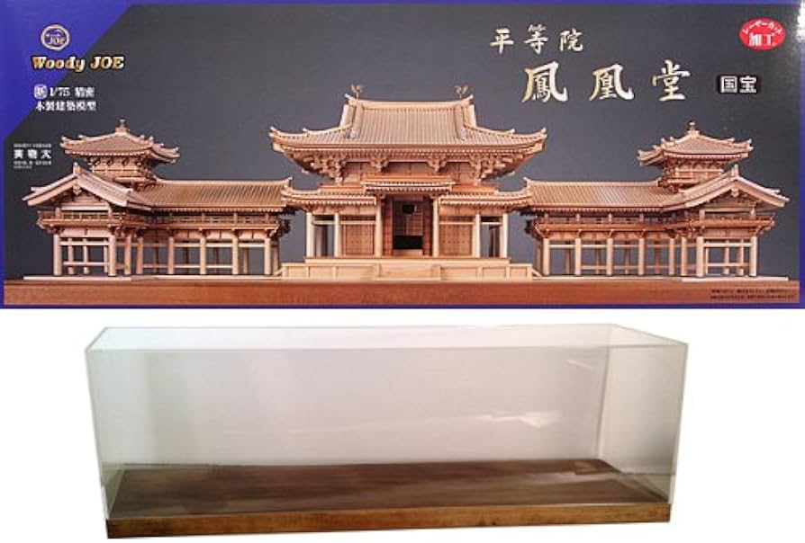 Amazon | ウッディジョー 木製建築模型 1/75 平等院 鳳凰堂 キット+