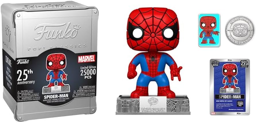 Funko SDCC 2023 (Shared): Marvel Pop! Classics Spider-Man 25th