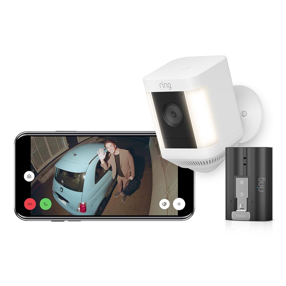 Amazon.co.jp: Ring Spotlight Cam Plus, Battery (リング スポット