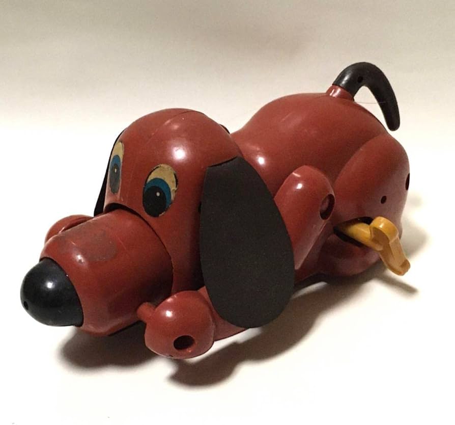 Amazon.co.jp: 昭和レトロ 犬 ゼンマイ ぜんまい 玩具 おもちゃ