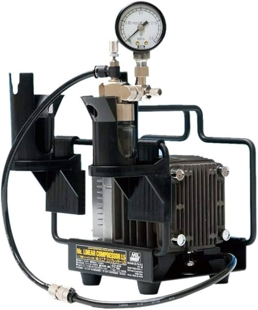 Mr.リニアコンプレッサーL5/エアブラシセット PS311 開封済 塗料未使用