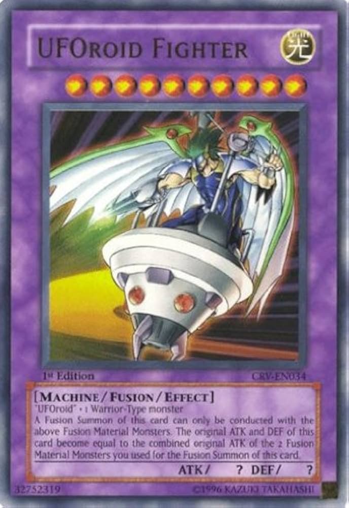 Amazon.com: Yu-Gi-Oh! - UFOroid Fighter (CRV-EN034) - Cybernetic