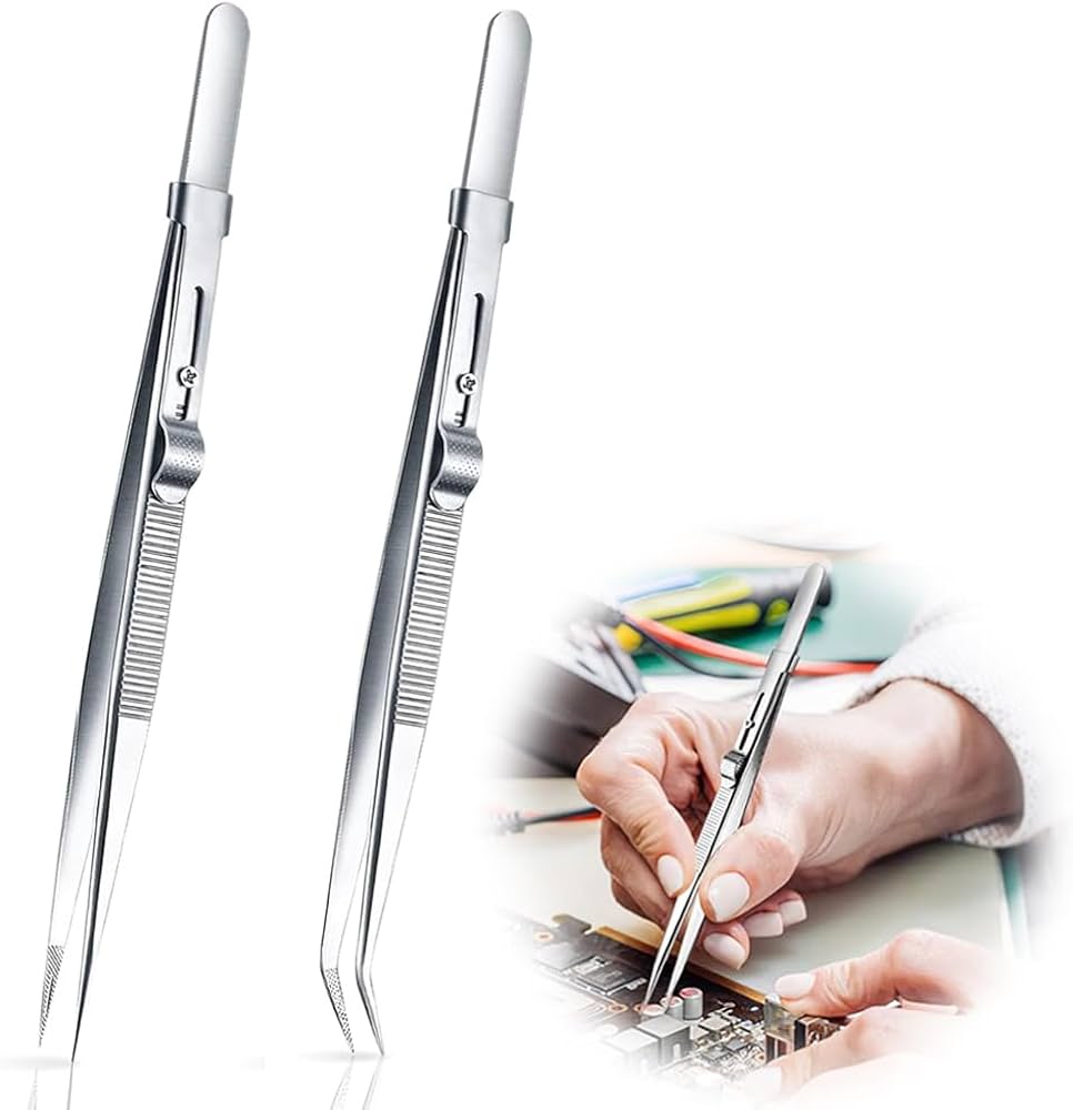 Amazon | ピンセット 宝石 ピンセット 精密ピンセット ピックアップ