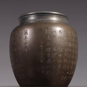 M339 中国古玩 金清號 古錫大茶壺 茶心壺 茶入 茶道具 重量約906g