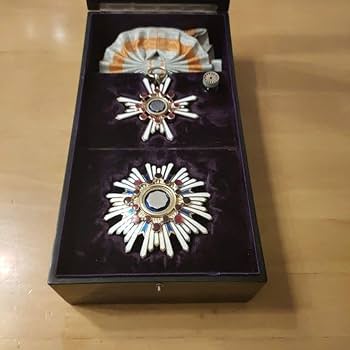 Amazon.co.jp: 極 本物保証勲一等瑞宝章 明治勲章 瑞宝大綬章 明治昭和