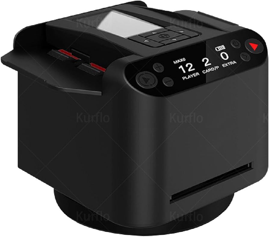 Amazon | Kurflo 自動 カードシャッフル 多機能 ディーラーマシン 自動