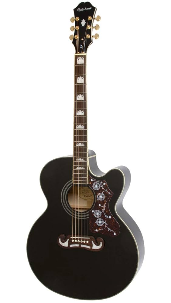 美品！Epiphone EJ-200SCE エレアコ ステレオ出力可 トップ単板 美品