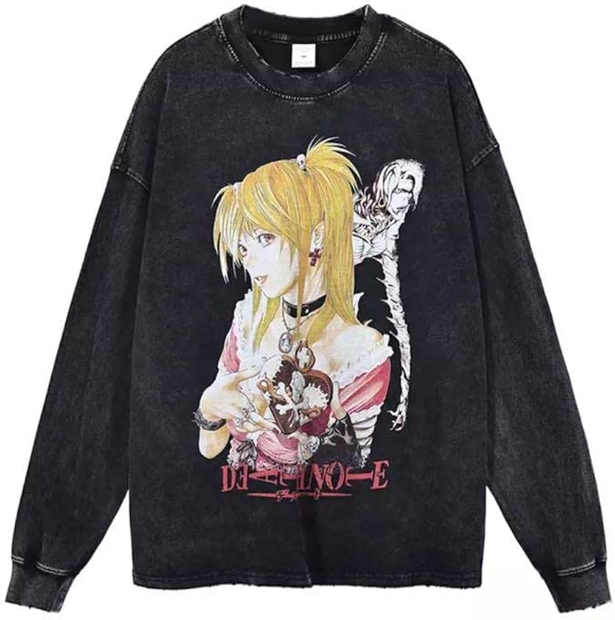 レギュラー】アニメTシャツDEATH NOTE弥海砂 ”DEATH NOTE デスノート