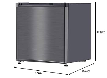 ミンみん⭐︎』MAXZEN 1ドア冷蔵庫JR047HM01GR 未使用に近い】2024年製