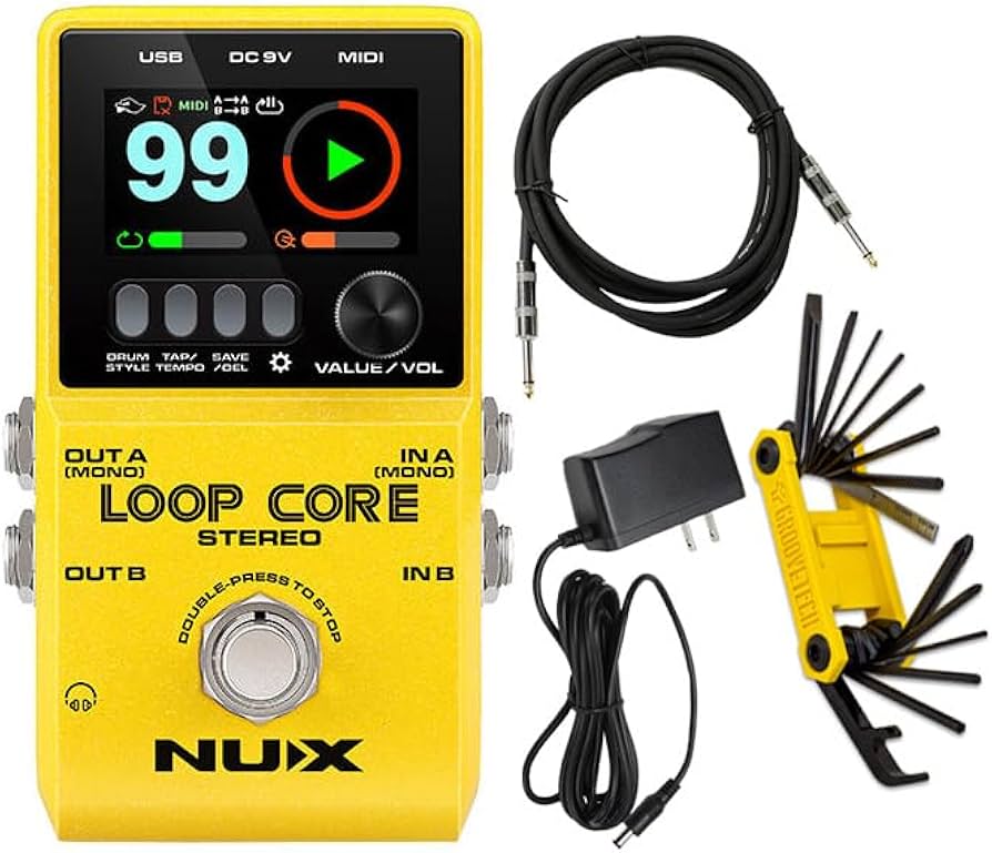 Amazon.com: NUX Loop Core Stereo Guitar Effects Looper Pedal, 6 hr