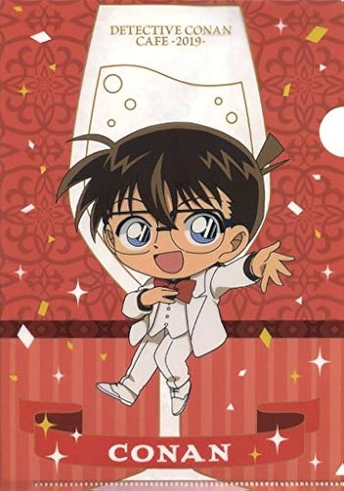 セガラッキーくじONLINE 名探偵コナンカフェ 2019 ミニクリアファイル