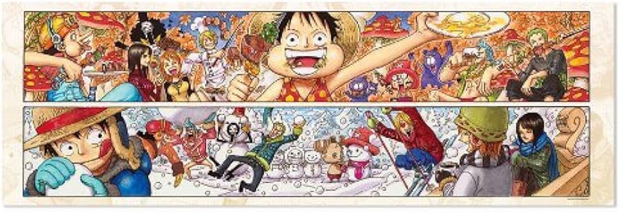 ONEPIECE展ジグソーパズル 春＆夏、秋＆冬 2種セット ONEPIECE展