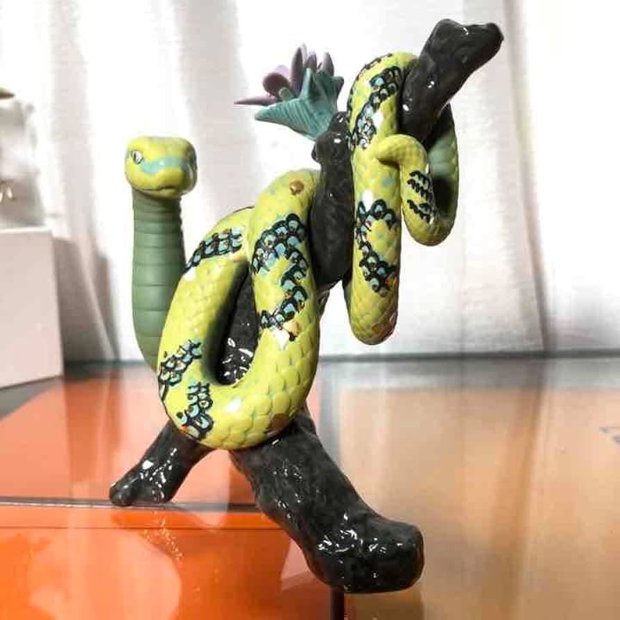 LLADRO リヤドロ 十二支 The snake 蛇 ヘビ 置物 陶器製 The Snake