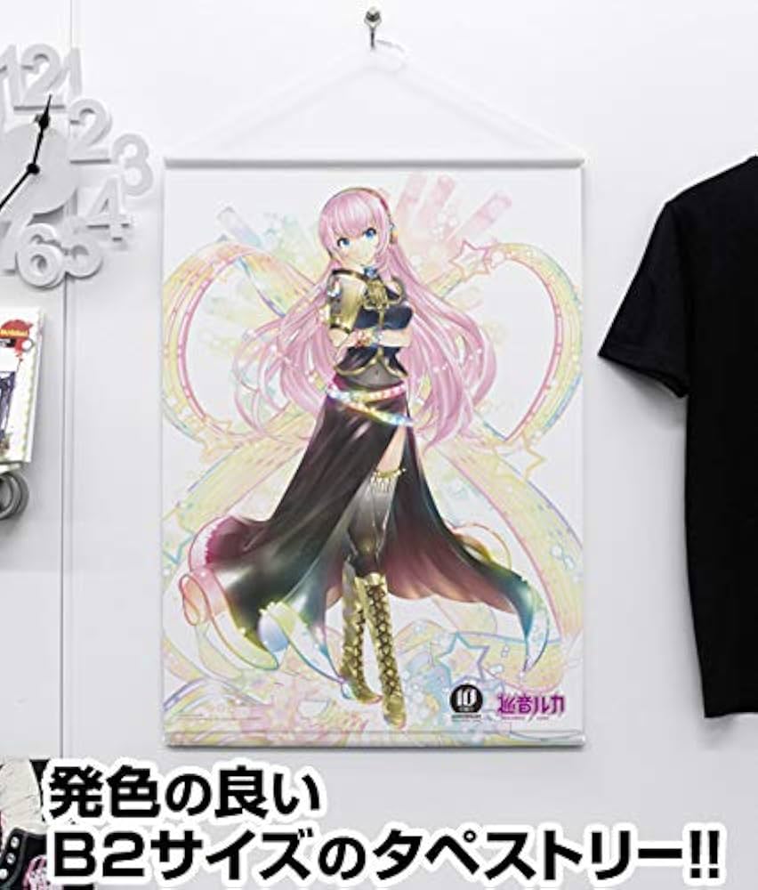 Amazon.co.jp: 巡音ルカ 巡音ルカ 10th Anniv. B2タペストリー KEI Ver