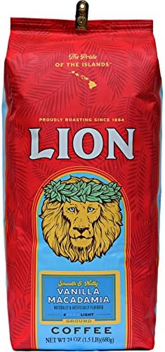超ビッグLIONライオンコーヒー・バニマカ24oz(680g)×5袋 中抽き