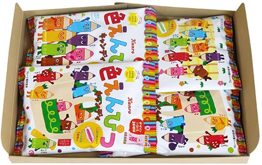 Amazon.co.jp: カンロ 色えんぴつキャンディ 80g（個装紙込み） 4コ