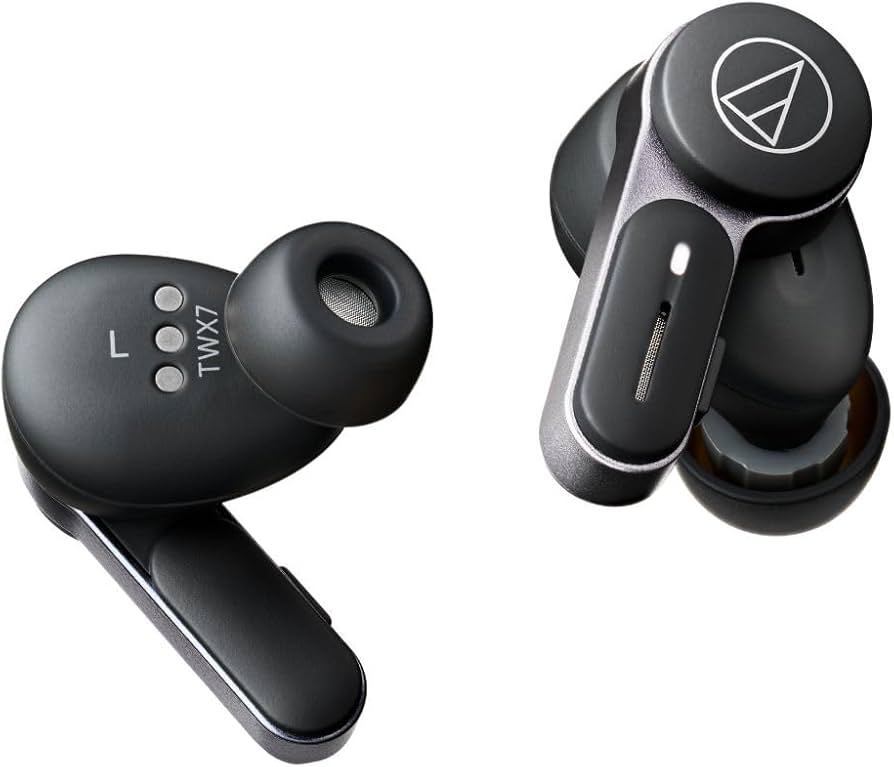 Amazon.com: Audio-Technica ATH-TWX7BK Wireless Earbuds, Black