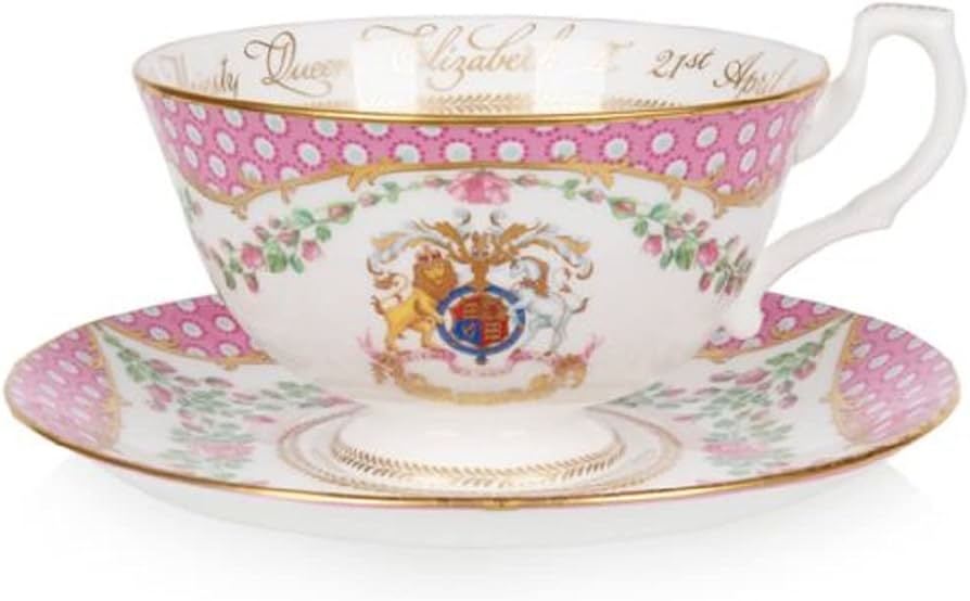 エリザベス女王95歳記念 ティーカップ・ソーサー