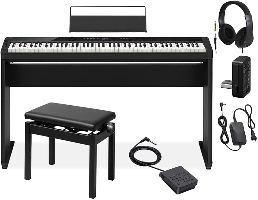 Amazon | CASIO PX-S3100 電子ピアノ 88鍵盤 ヘッドホン・専用スタンド