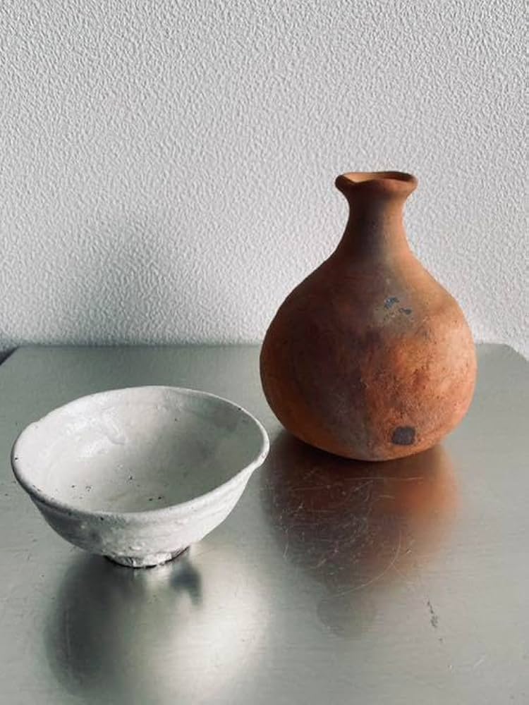 遊泥二人寄酒器加藤静允杉本泥牛