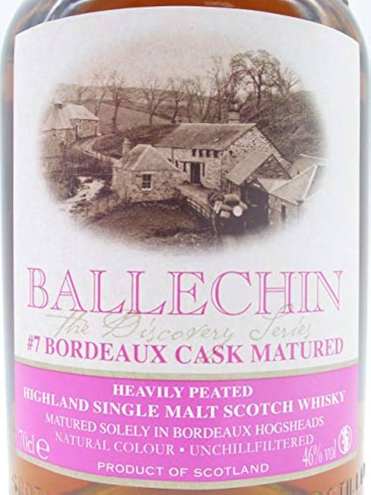 バレッヒェン・ボルドー・マチュアード 7thリリース 46%エドラダワー蒸留所