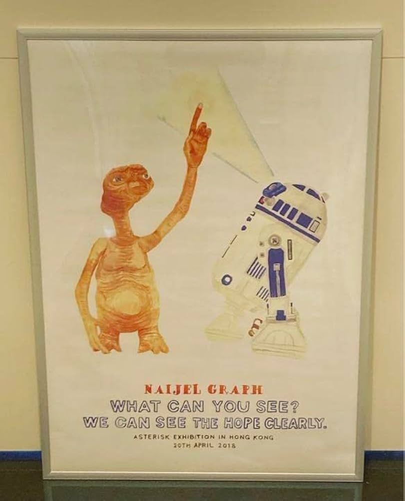 Amazon.co.jp: 最終価格 ナイジェルグラフ ET ポスター : ナイジェル