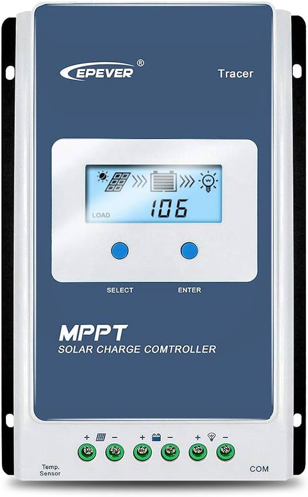 Amazon | EPEVER 20Aソーラー充電コントローラーMPPTソーラーパネル