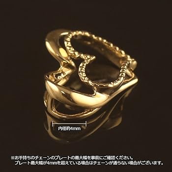 Amazon.co.jp: 18金 ペンダントトップ ハート オープンハート