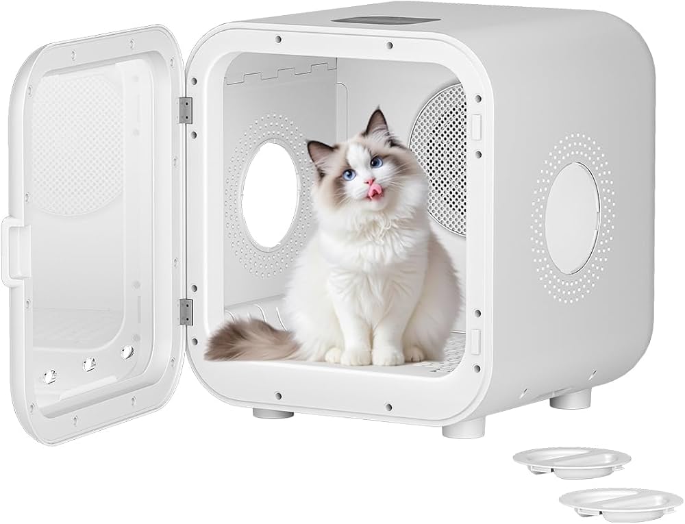 Amazon.co.jp: VERILADY ペットドライヤーハウス ペット乾燥機 ペット