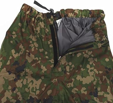 Amazon | 陸上自衛隊 迷彩 ゴアテックス 雨衣上下セット 2022年改良型