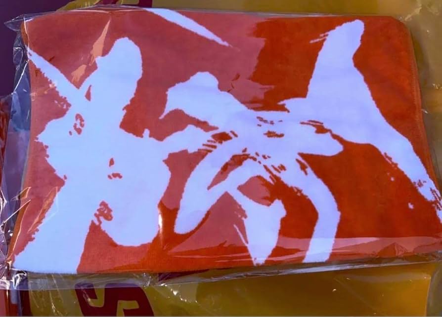 Yuuri タオル オレンジ ロゴ入り 優里Fes 2024 Yuuri ロゴ フード