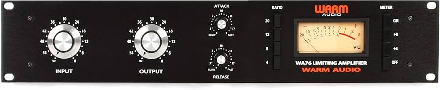 Warm Audio WA76 Compressor discreto de canal único, preto : Warm