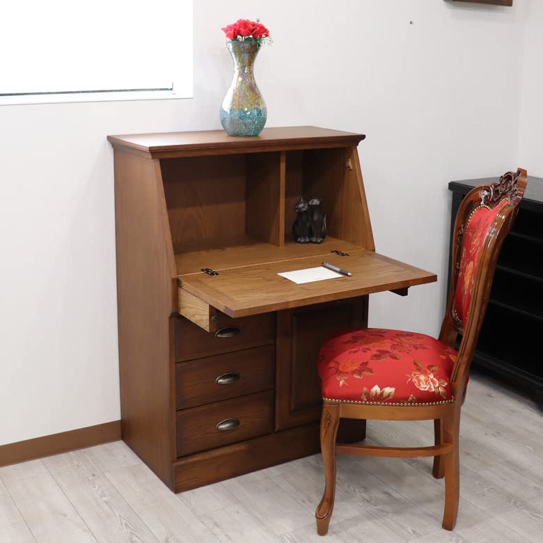 ライティングビューロー 収納 文机 アンティーク家具 ヴィンテージ